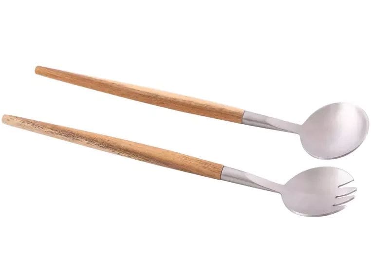 point virgule Salatbesteck Akazienholz Länge: 28.5 cm