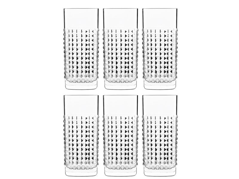 Luigi Bormioli Longdrinkglas Mixology Elixir 48 cl, 6 Stück. Transparent