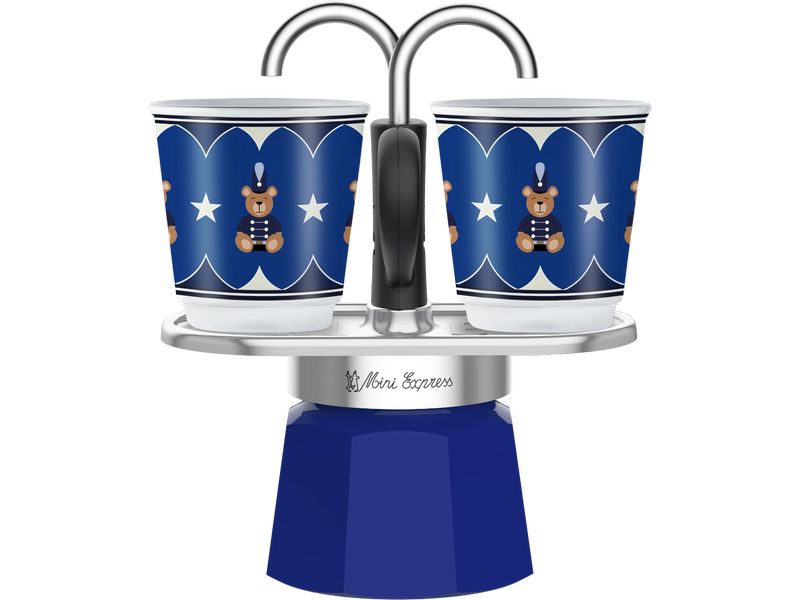 Bialetti Espressokocher Mini Express inkl. 2 Espressotassen