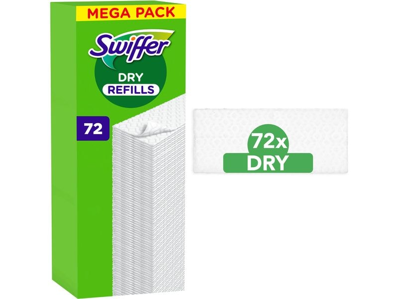[2100122] Swiffer Reinigungspad Bodenwischer Dry Nachfülltücher 72 Stück