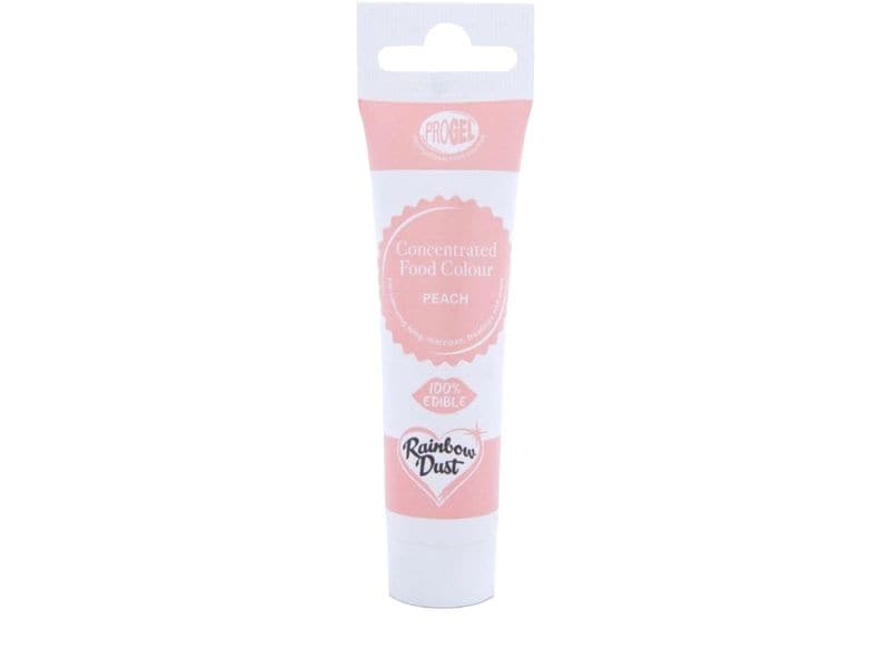 Rainbow Dust Lebensmittelfarben-Gel ProGel Pfirsich