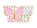 Partydeco Papierservietten Schmetterling 16 x 12 cm