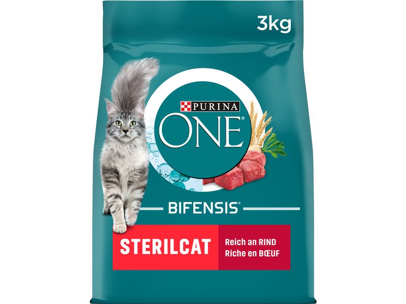 Purina ONE Trockenfutter Sterilcat Rind 3 kg