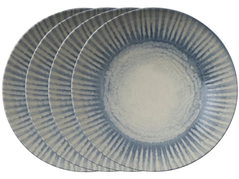 Arthur Krupp Speiseteller Sunlight Blue 4 Stück,Blau