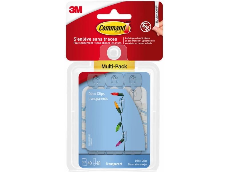 [2092180] Command Dekorations-Clips transparent Mini