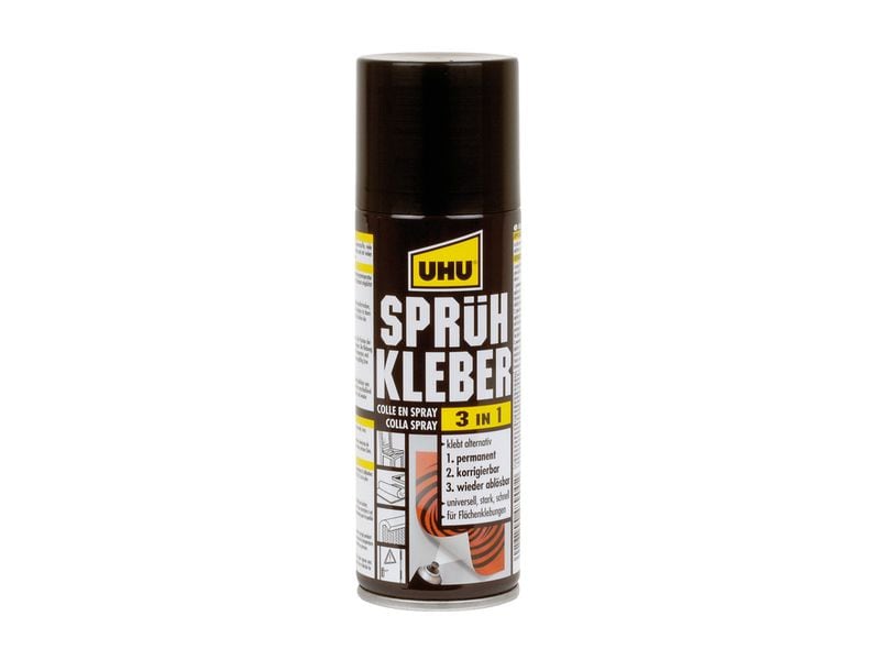 UHU Sprühkleber 3In1 200 ml, Transparent