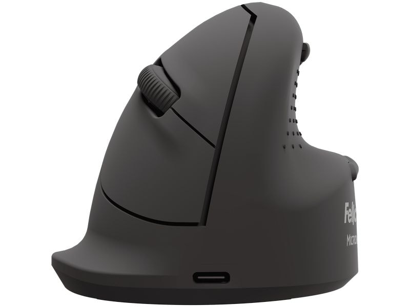 Fellowes Workplace Vertikalmaus Breyta Plus+ Rechtshänder, Gross, Schwarz