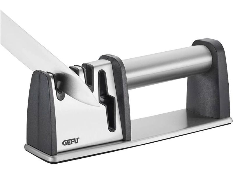 GEFU Messerschärfer Colt Pro Schwarz/Silber