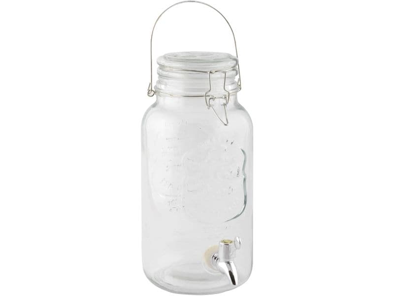 Esschert Design Saftspender Fresh 3.6 l mit Zapfhahn und Drahtbügel