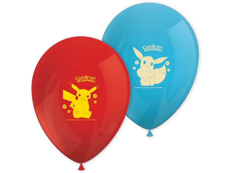 [2088912] We fiesta Party Luftballon Pokémon 30 cm, Blau/Rot