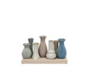 Chic Antique Vasen-Set 11 cm, Mehrfarbig