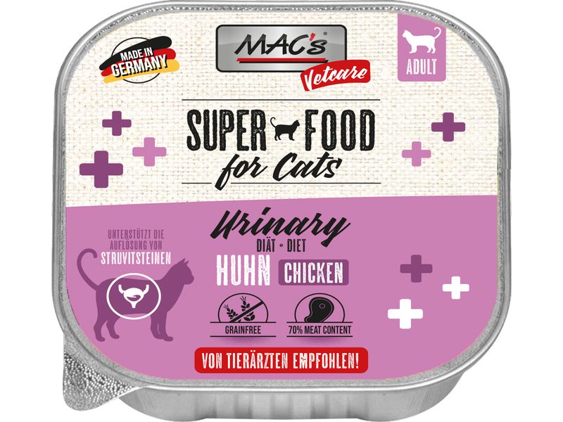 [2092526] MAC's Vetcare Nassfutter Cat Urinary Huhn 100 g