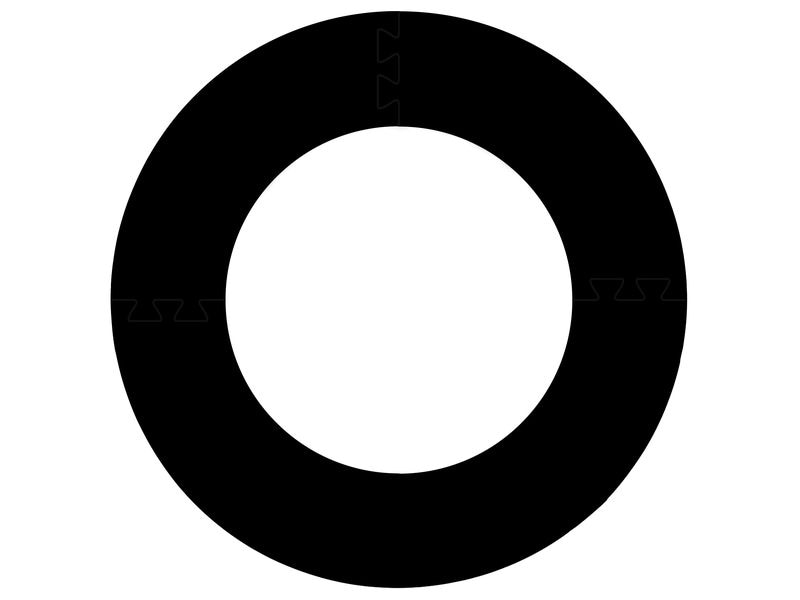 [2042553] KOOR Pfeilschutzring Schwarz, 4-teilig