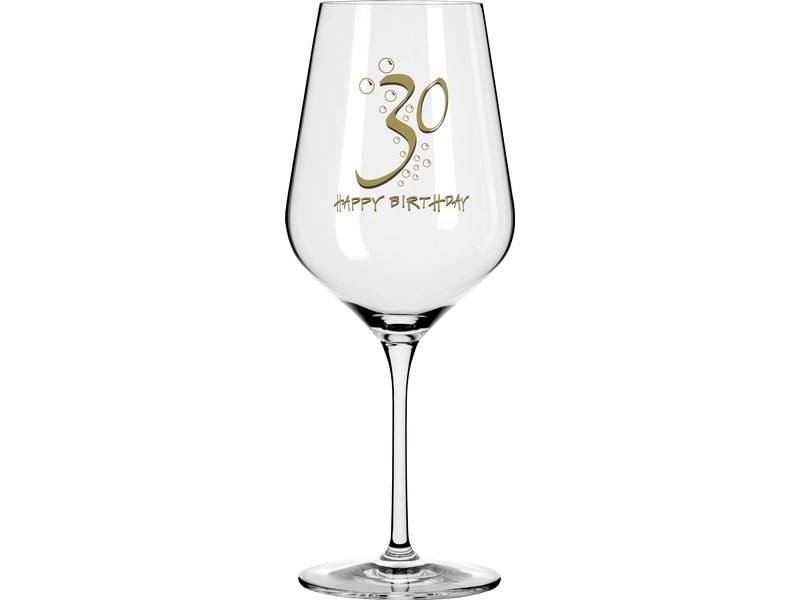 [2110904] Wate Weinglas Happy Birthday "30"
