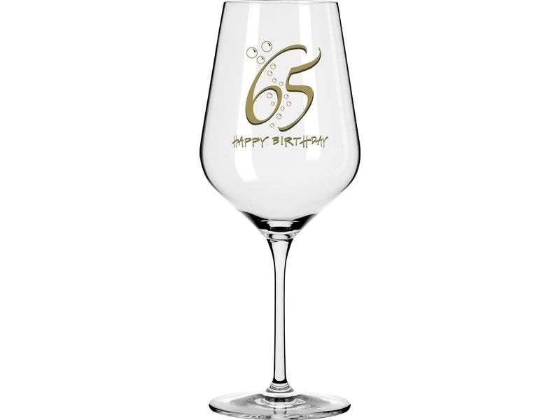 [2110908] Wate Weinglas Happy Birthday "65"