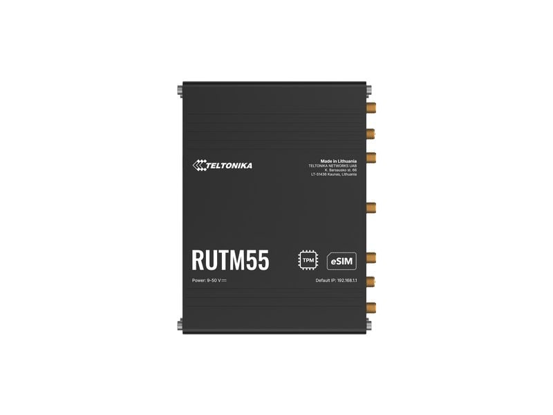 [2027373] Teltonika 5G-Industrie-Router RUTM55 Dual SIM, eSIM
