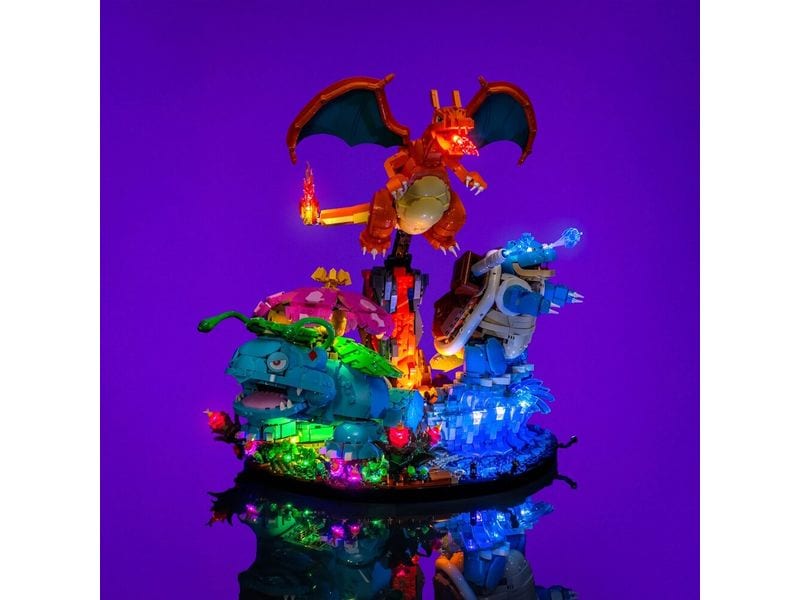 Light My Bricks LED-Licht-Set für LEGO® Pokémon Bisaflor Glurak und Turtok