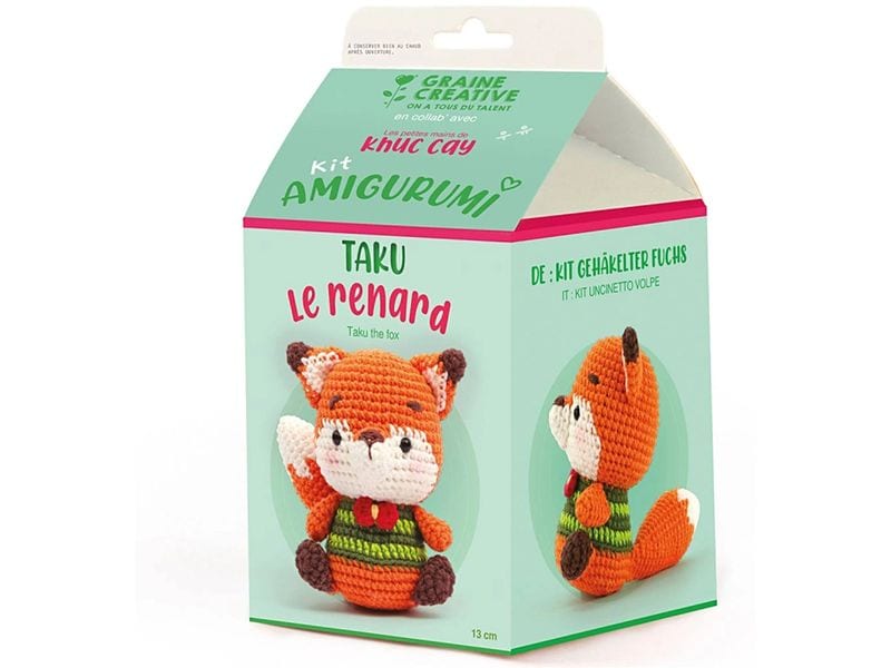 [2087849] Graine Créative Häkelset Amigurumi Fuchs 13 cm