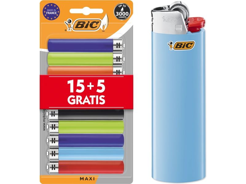 BIC Feuerzeug Maxi J26 Assortiert