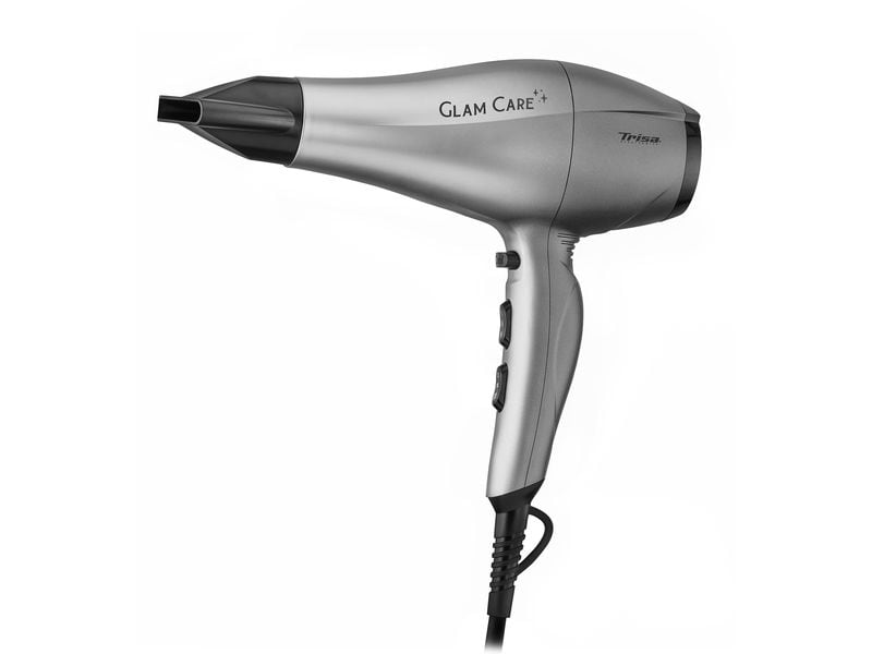 Trisa Glam Care Haartrockner Ionen 3 Heizstufen Silber