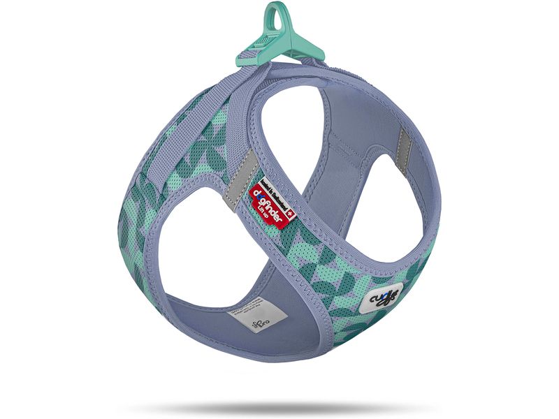 curli Geschirr Vest Air-Mesh LE26 3XS Semi Circle Blau