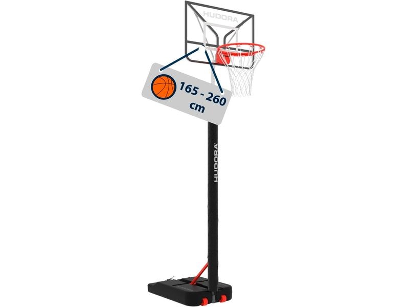 [2007517] Hudora Basketballständer Roco 205/260 grau