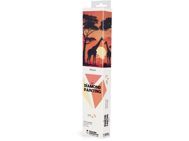 Graine Créative Bastelset Diamond Painting Afrika 40 x 50 cm