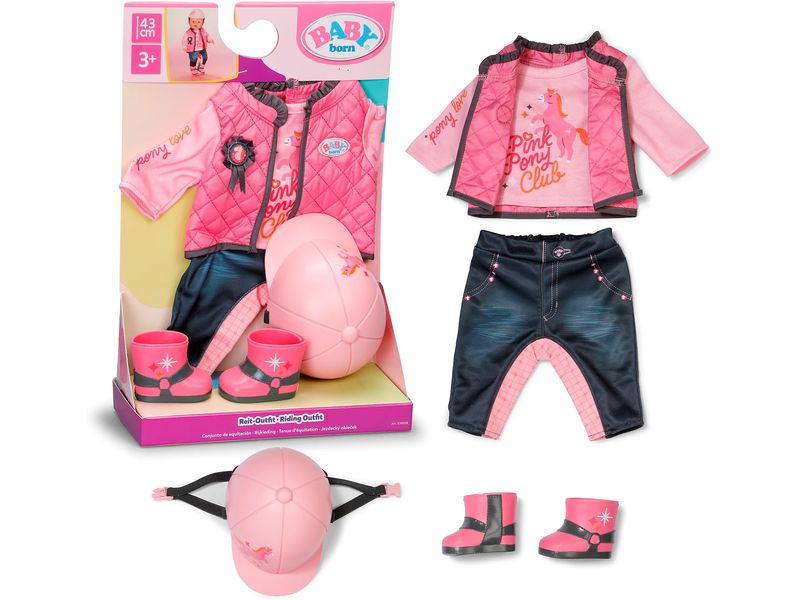 Baby Born Puppenkleidung Reit Outfit 43 cm