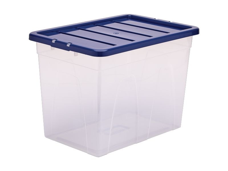 [2025271] Fellowes Aufbewahrungsbox Bankers Box ProStore 64 l Blau/Transparent