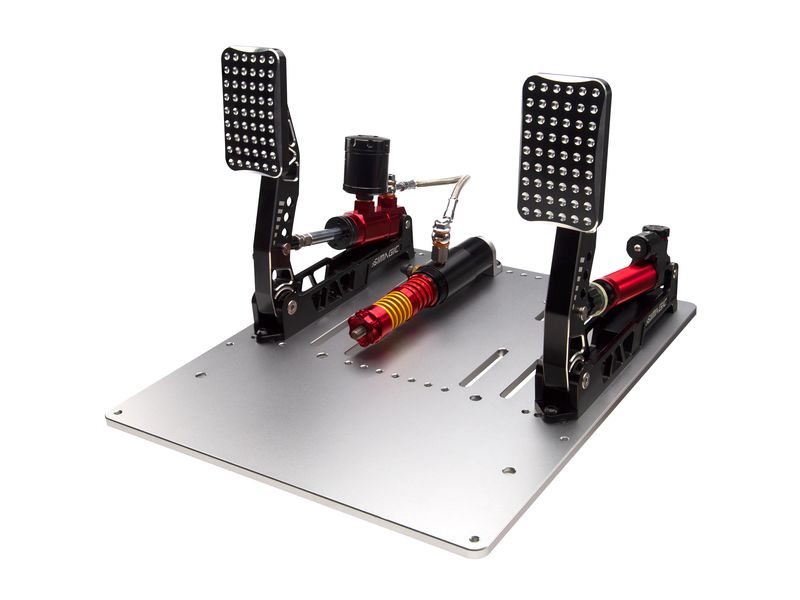 Simagic Pedalset P2000 100-kg-Loadcell, Crimson Edition