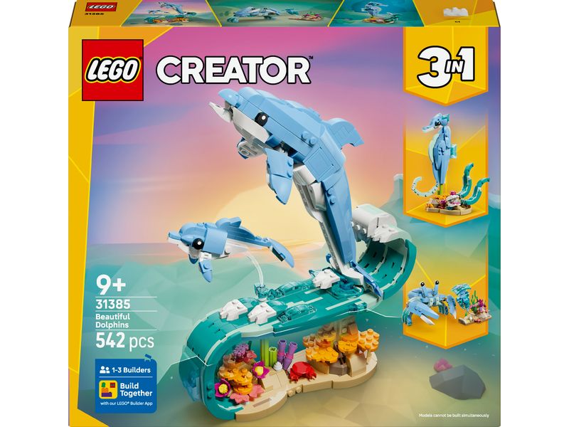 [1989013] LEGO® Creator Meerestiere: Wunderschöne Delfine 31385
