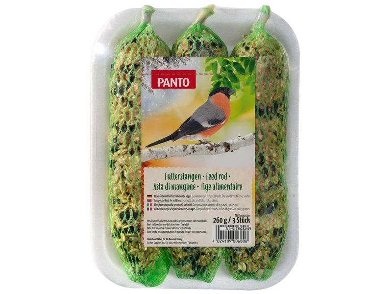 [1990638] Panto Vogelfutter Futterstangen 6 Stück