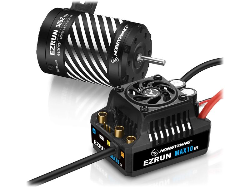 Hobbywing Brushless-Antriebsset Ezrun MAX10 G2 80A Combo 4100 kV