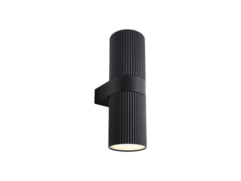 Nordlux Wandleuchte Kyklop Ripple 15W, E27, IP54, Schwarz