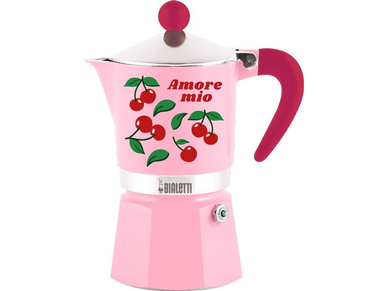 Bialetti Espressokanne Moka Rainbow Cherries Für 3 Tassen