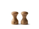Crushgrind Salz- und Pfeffermühle Lyon 2-er Set, 10 cm, Braun