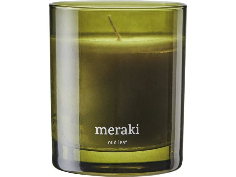 meraki Duftkerze Oud leaf im Glas, 200 g