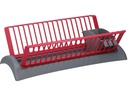 alpina Abtropfgestell Rot/Grau