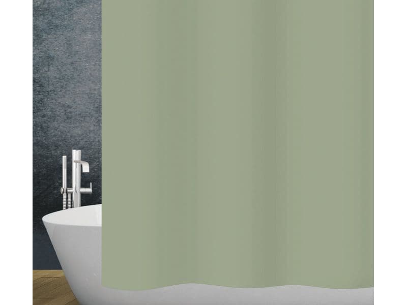 diaqua® Duschvorhang Basic 180 x 200 cm, Olivgrün