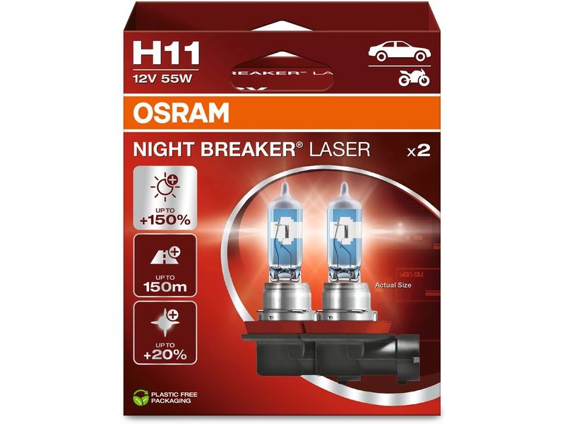 OSRAM H11 Night Breaker Laser 55 W PKW