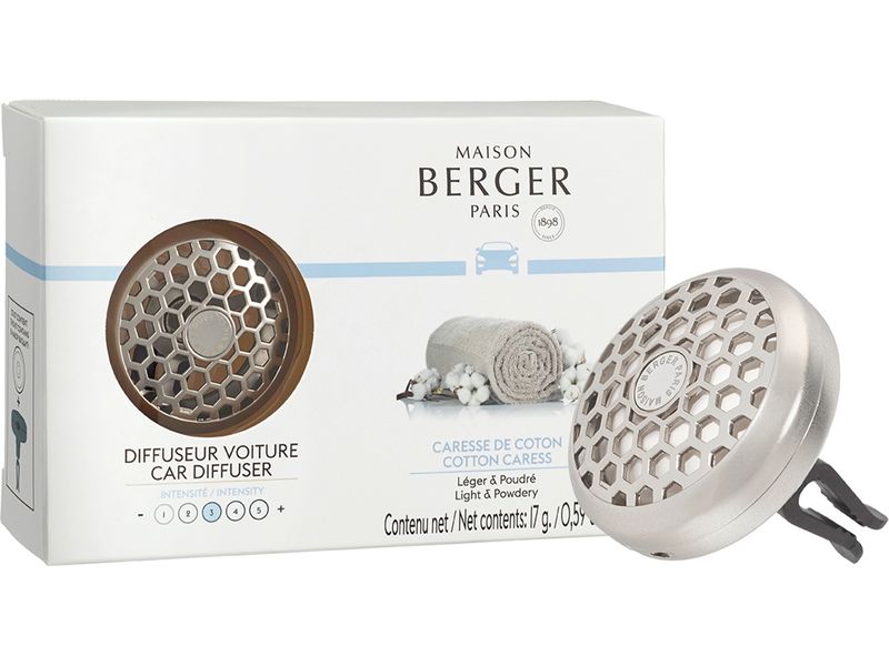 [2039667] Maison Berger Autodiffusor Honey Comb+ Caresse de Coton