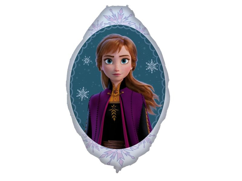 We fiesta Party Folienballon Frozen Anna 90 x 68 cm, Mehrfarbig