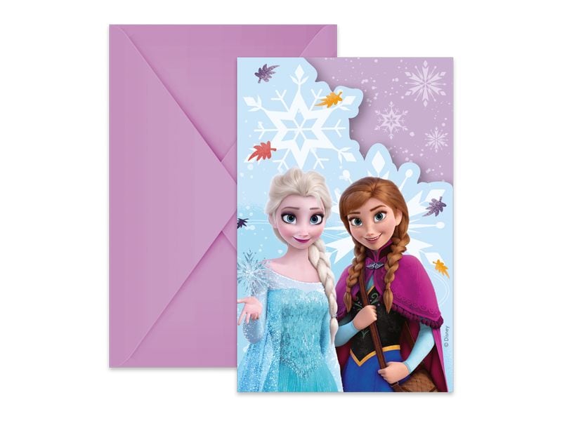 We fiesta Party Einladungskarte Frozen 6 Stück