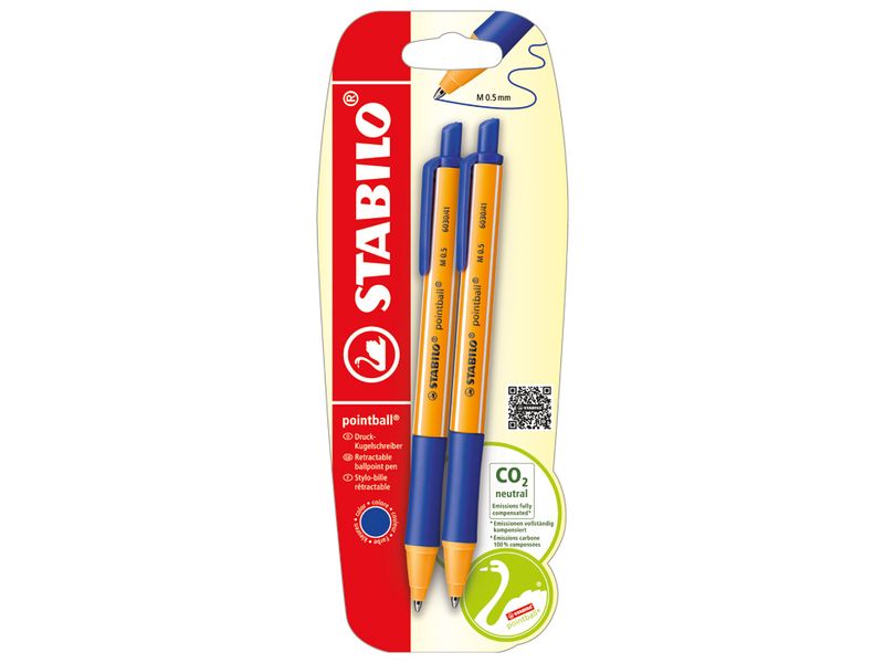 STABILO pointball Kugelschreiber 0.5 mm, Orange