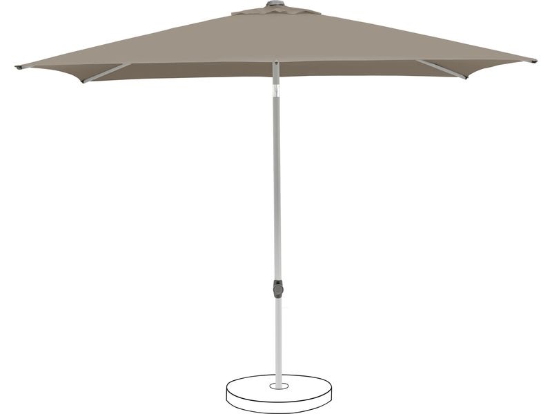 [1855127] Suncomfort by Glatz Sonnenschirm Pop Up, 250 x 200 cm, Light Taupe