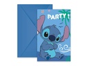 We fiesta Party Einladungskarte Stitch 9 x 14 cm, FSC, 6 Stück
