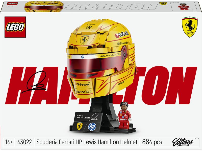 LEGO® Editions Scuderia Ferrari HP Lewis Hamilton Helm 43022