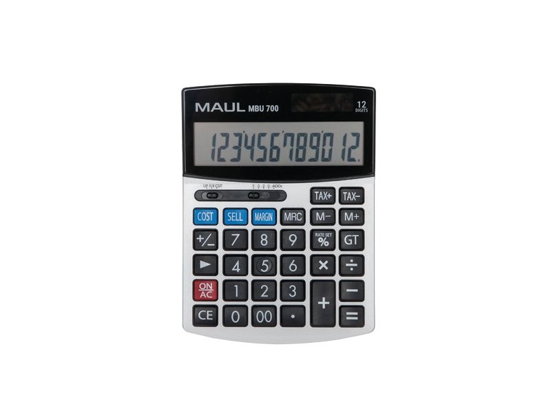 [2033026] Maul Tischrechner MBU 700 12 Stellen, Schwarz