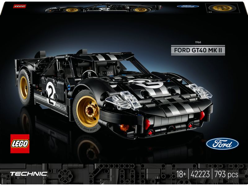 LEGO® Technic 1966 Ford GT40 MKII Rennwagen 42223