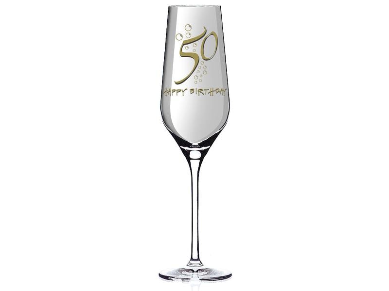 [2110895] Wate Sektglas Happy Birthday "50"